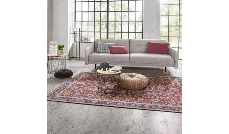 Hanse Home Red Oriental Vivana Vintage Medallion Rug - 80 x 150cm