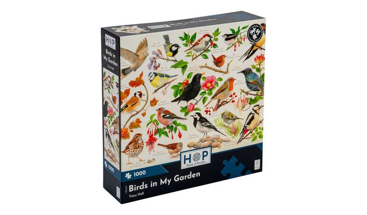 The House of Puzzles Birds In My Garden 1000 Piece Jigsaw Puzzle