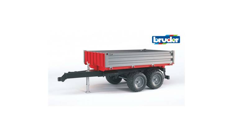 Bruder 1:16 Platform Gate Trailer - Grey/Red