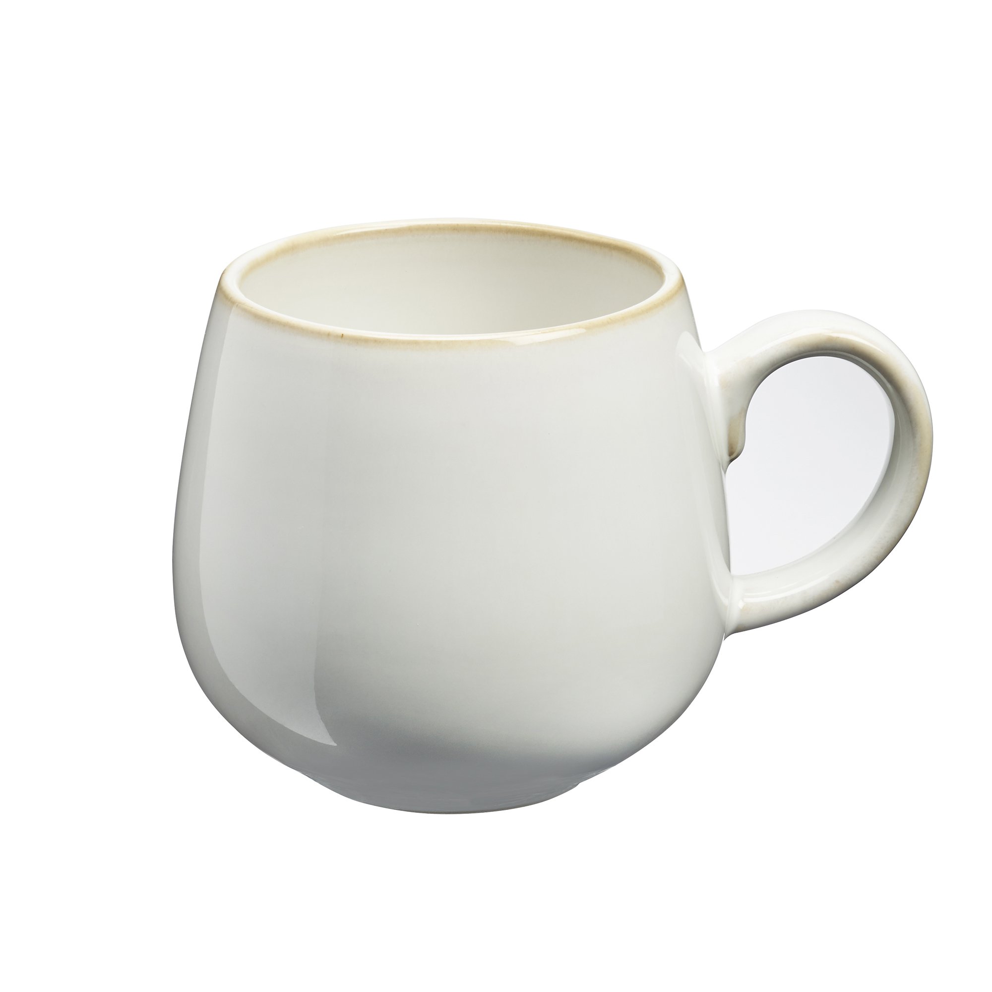 Cooks Professional Set of 4 Nordic Stoneware Tea Coffee Mugs 350ml - White - Image 2