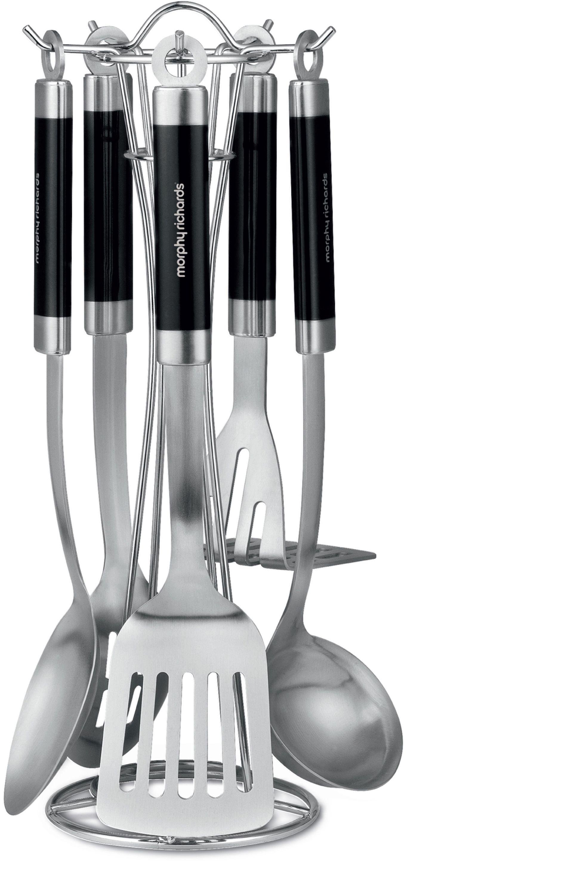 Morphy Richards Accents 5 Piece Tool Set - Black.