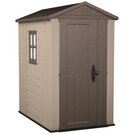 buy keter factor apex garden storage shed 4 x 6ft – beige