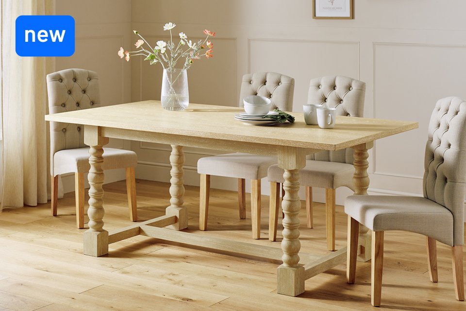 New in dining room. Fresh finds for you dining space.