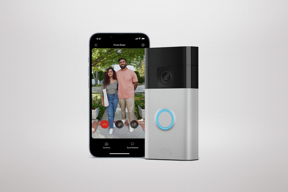 Shop our lowest price Ring battery video doorbell for £39.99.