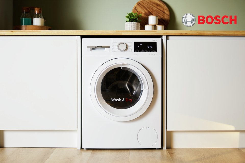 Bosch. Developed to treat your clothes gently while delivering the best quality cleaning.