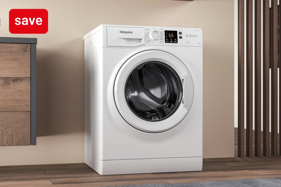 Save up to 15% on selected large appliances.