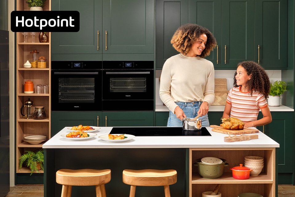 Claim up to £300 cashback on selected Hotpoint appliances.
