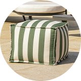 Garden cushions.