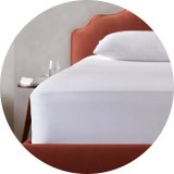 Plain sheets.
