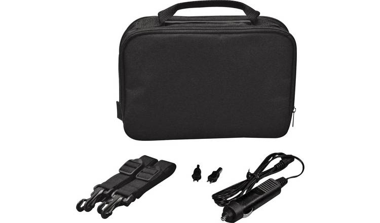 10 Inch Gadget Bag with Car Charger - Black