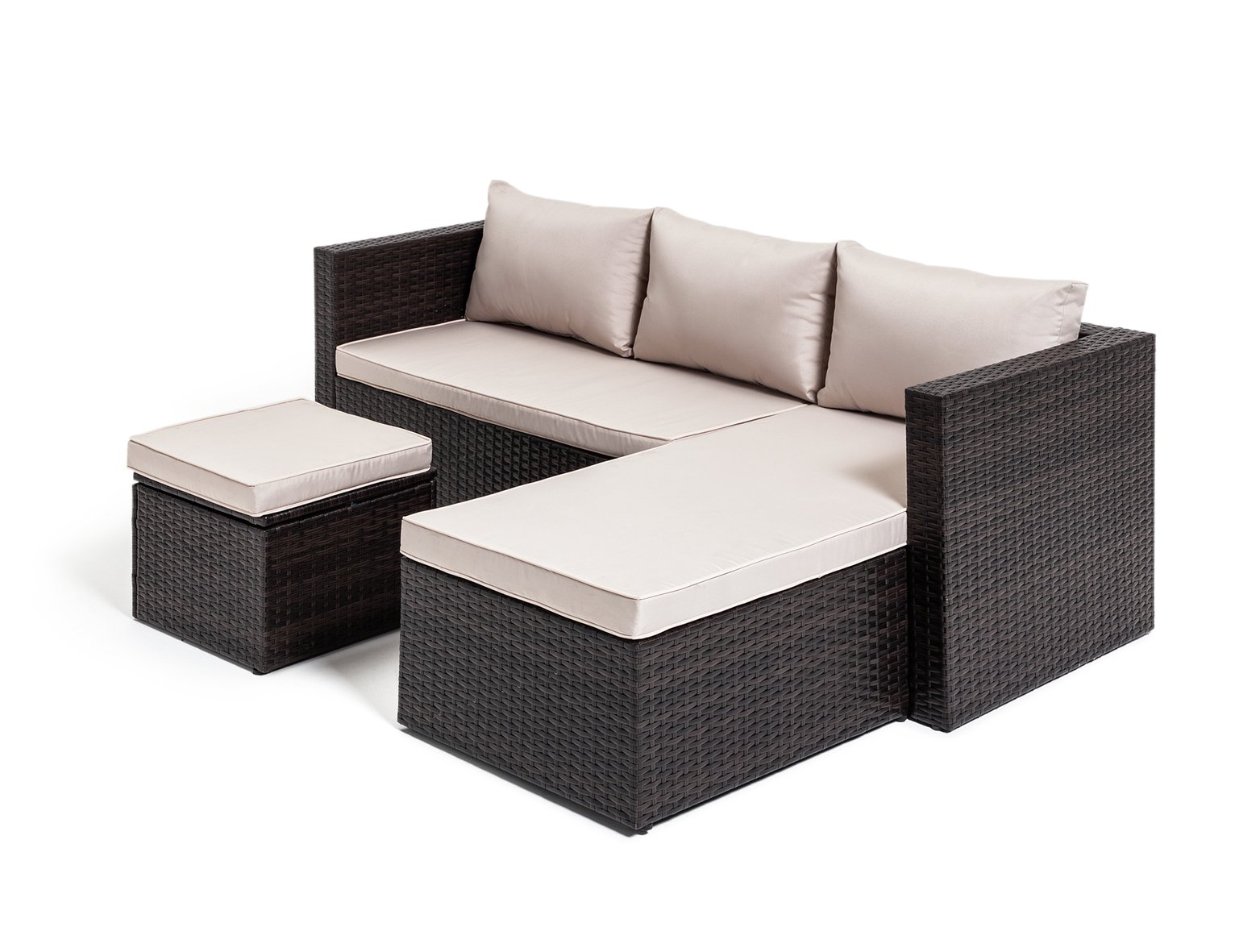 Argos rattan garden online sofa