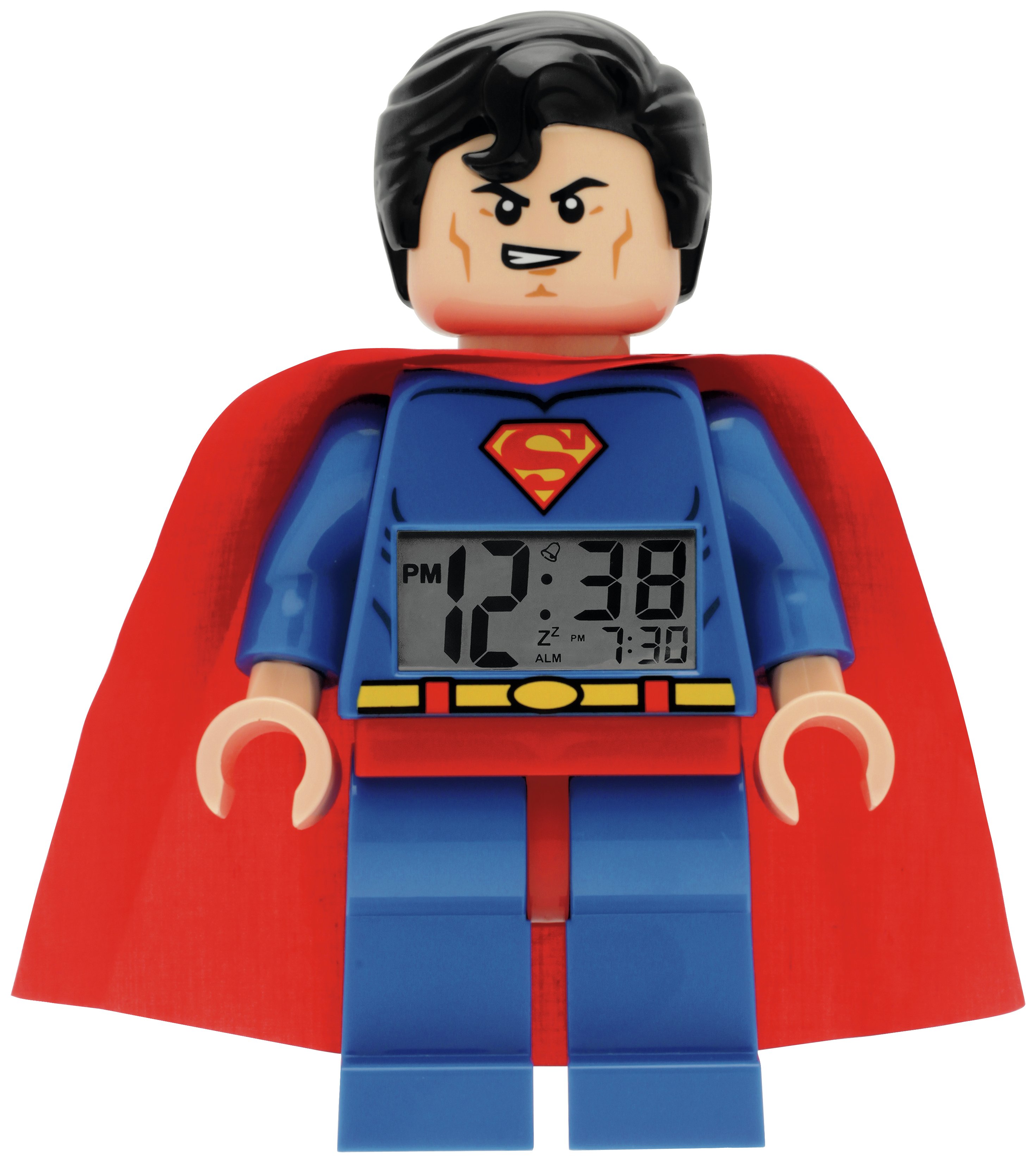 LEGO DC Comics Super Heroes Superman Minifigure Alarm Clock