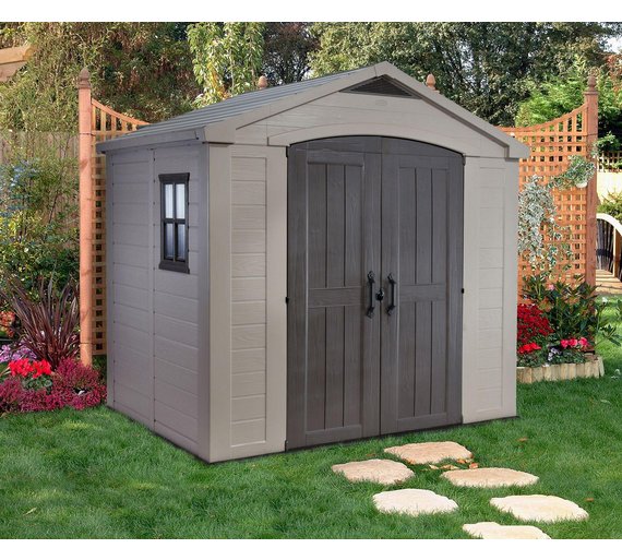 Buy Keter Apex Plastic Garden Shed 8 x 6ft at Argos.co.uk - Your Online ...