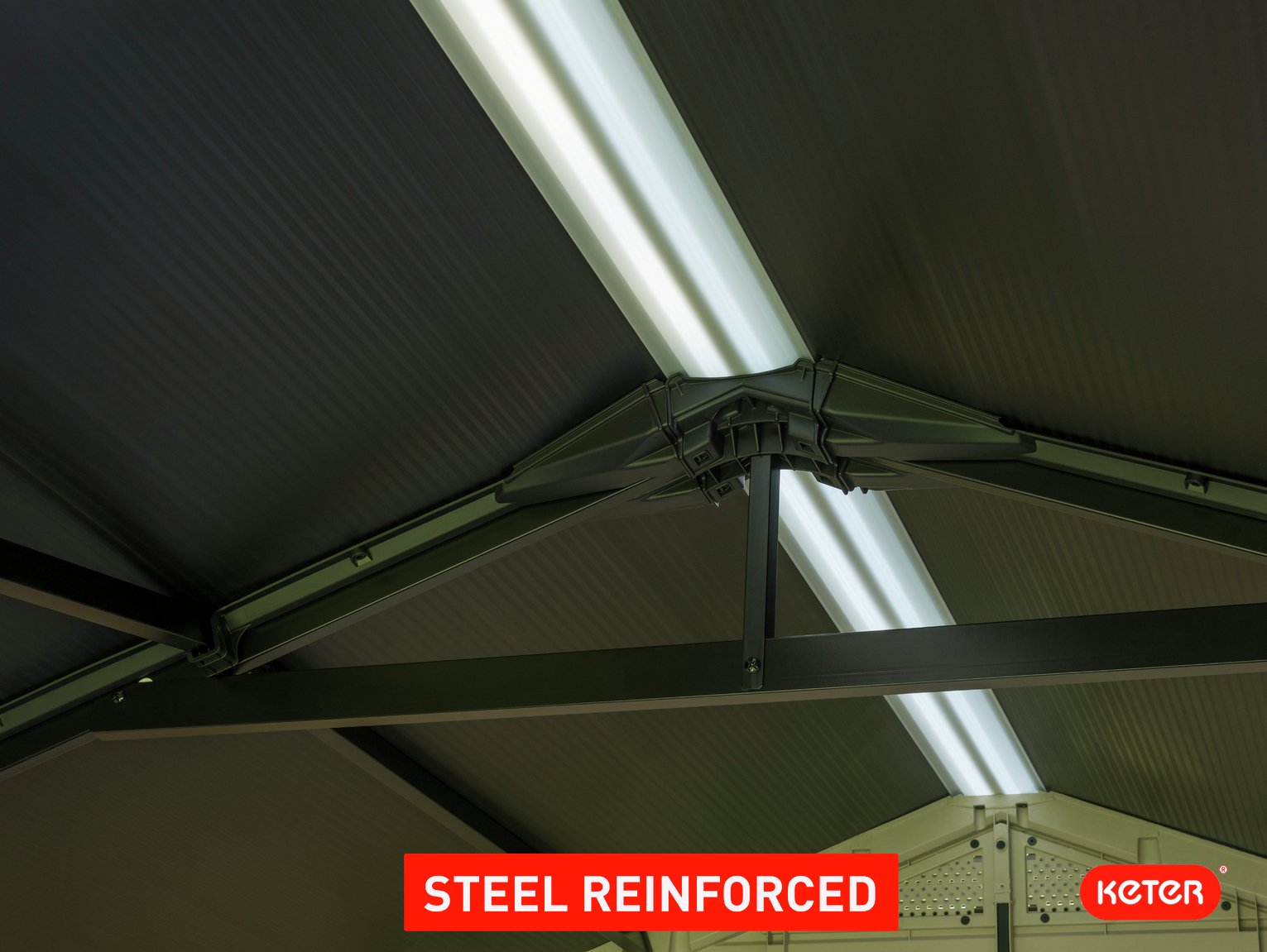 Keter Apex Plastic Garden Shed 8 x 6ft at Argos Reviews