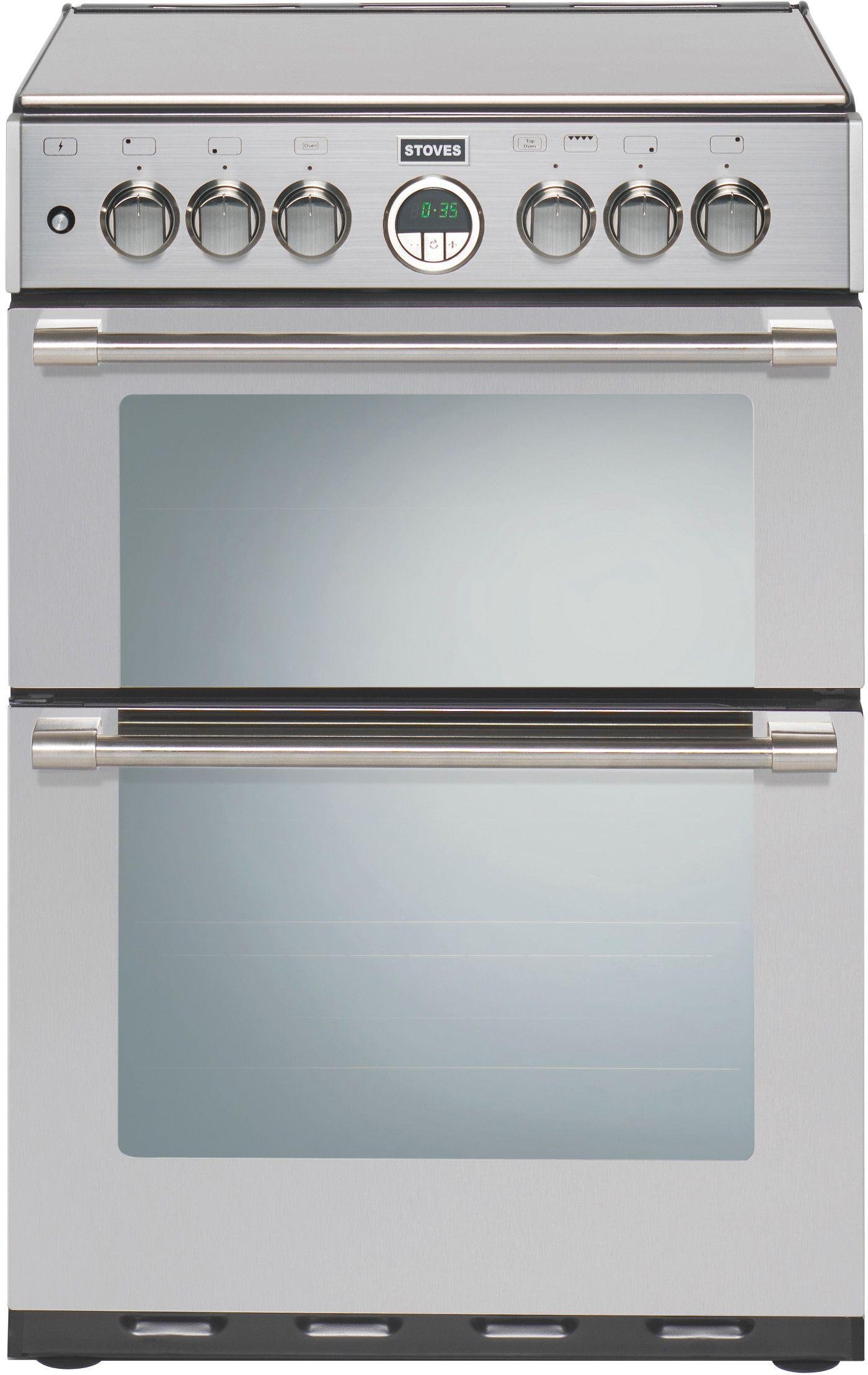 Stoves Sterling 600G 60cm Double Oven Gas Cooker - S/ Steel