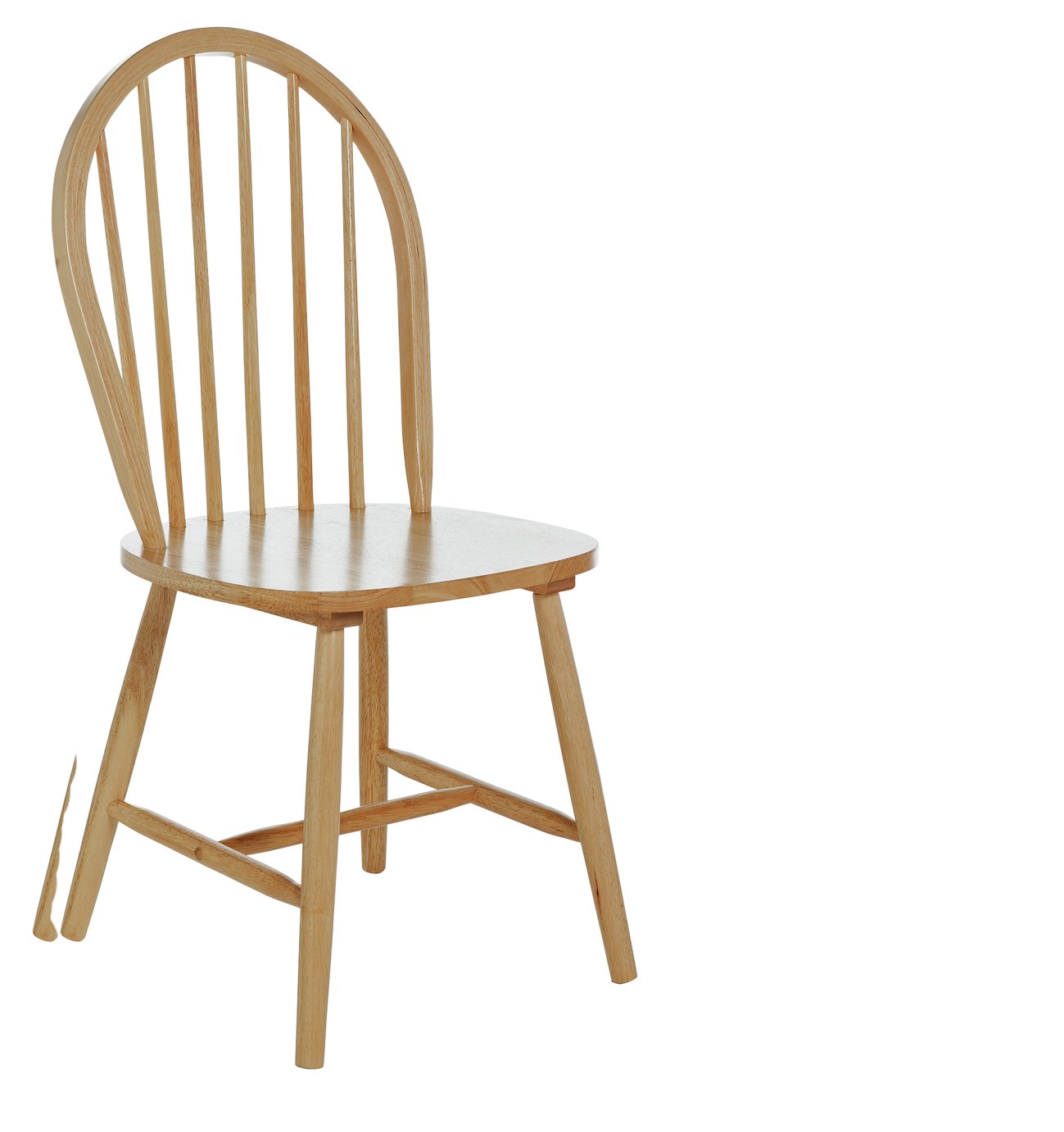 Argos Home Kentucky Pair of Solid Wood Dining Chairs