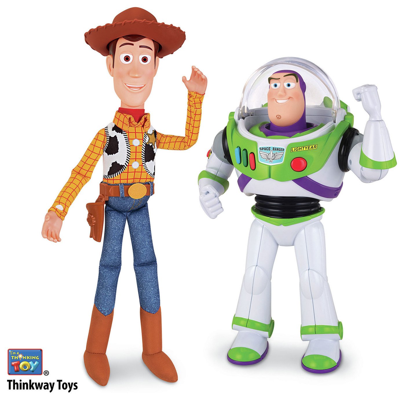 Disney Toy Story Woody and Buzz Talking Figures