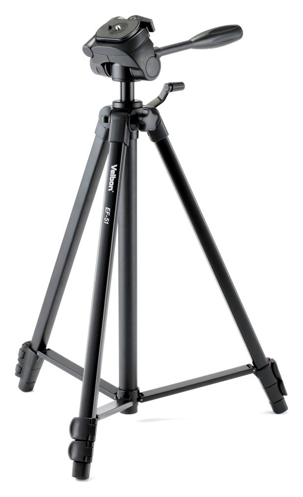 Velbon EF-51 Camera Tripod - Black