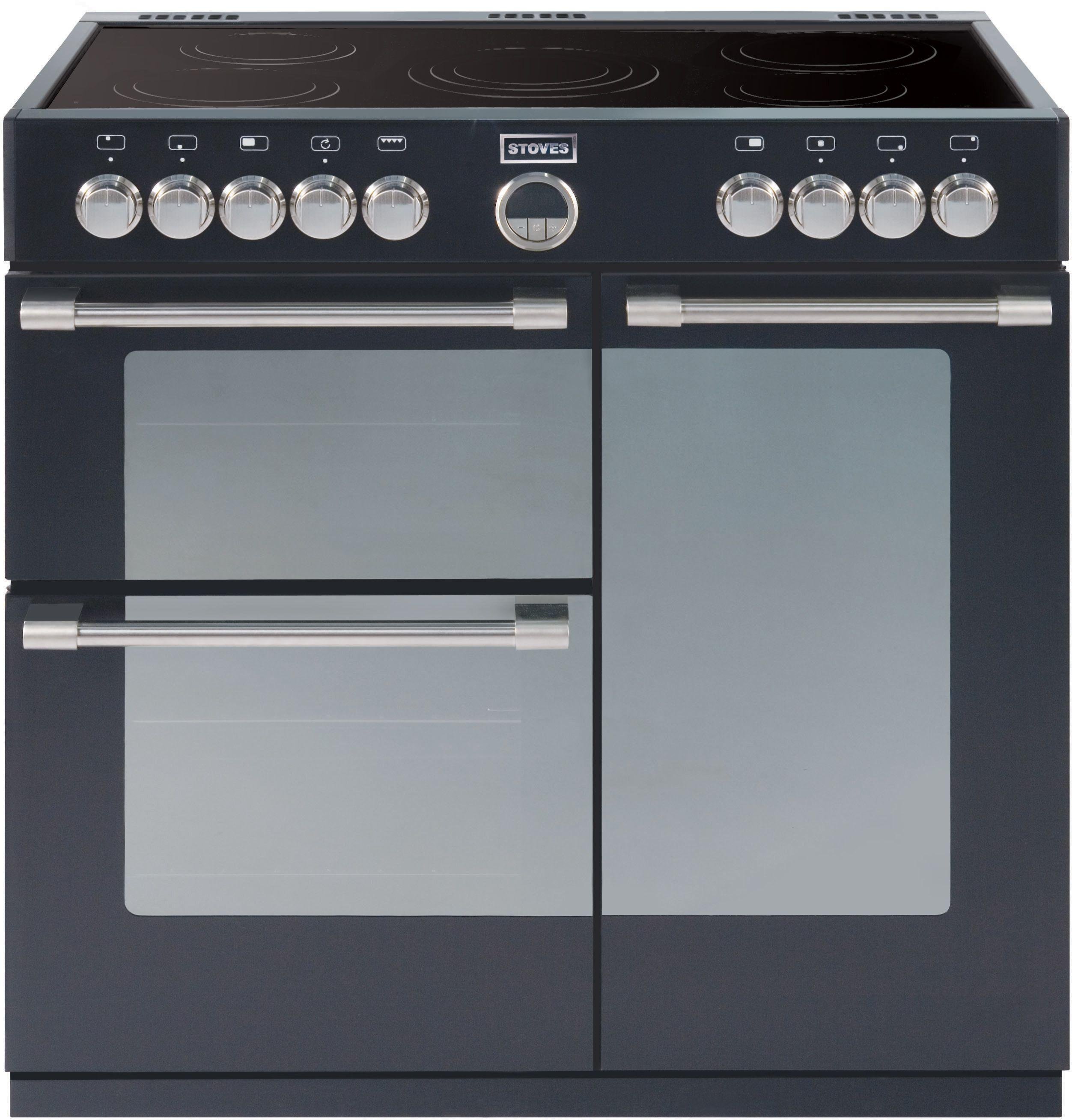 Stoves Sterling 900E Electric Range Cooker - Black