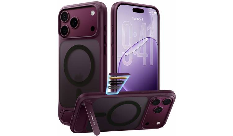 TORRAS Ostand L1 iPhone 18 Pro Max/17 Pro Max Phone Case with MagSafe - Purple
