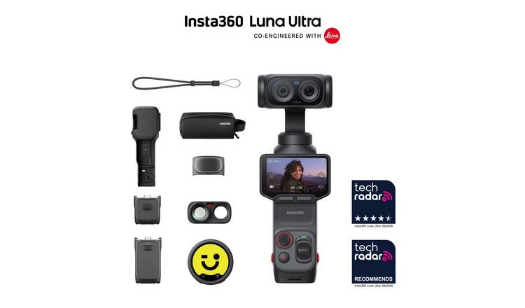 Insta360 Luna Luna Ultra Gimbal Camera Creator Bundle- Black