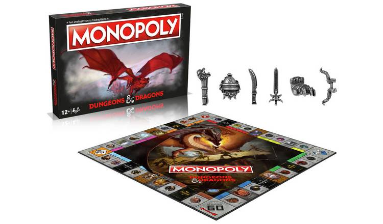 Monopoly: Dungeons and Dragons Board Game