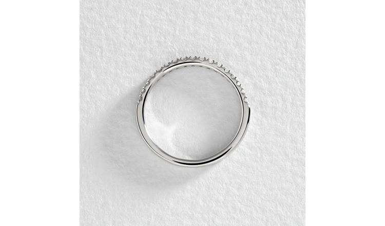 Buy Revere 9ct White Gold 0.25ct Diamond Eternity Ring P Womens rings Argos