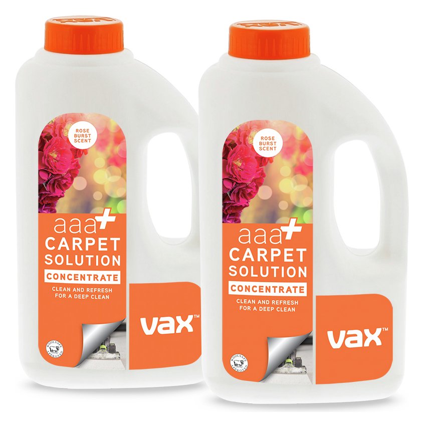 Vax AAA+ Concentrate Carpet Cleaning Solution - Pack of 2