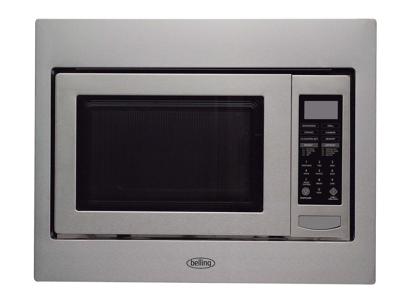 Belling BIMW60 Integrated Microwave - Stainless Steel