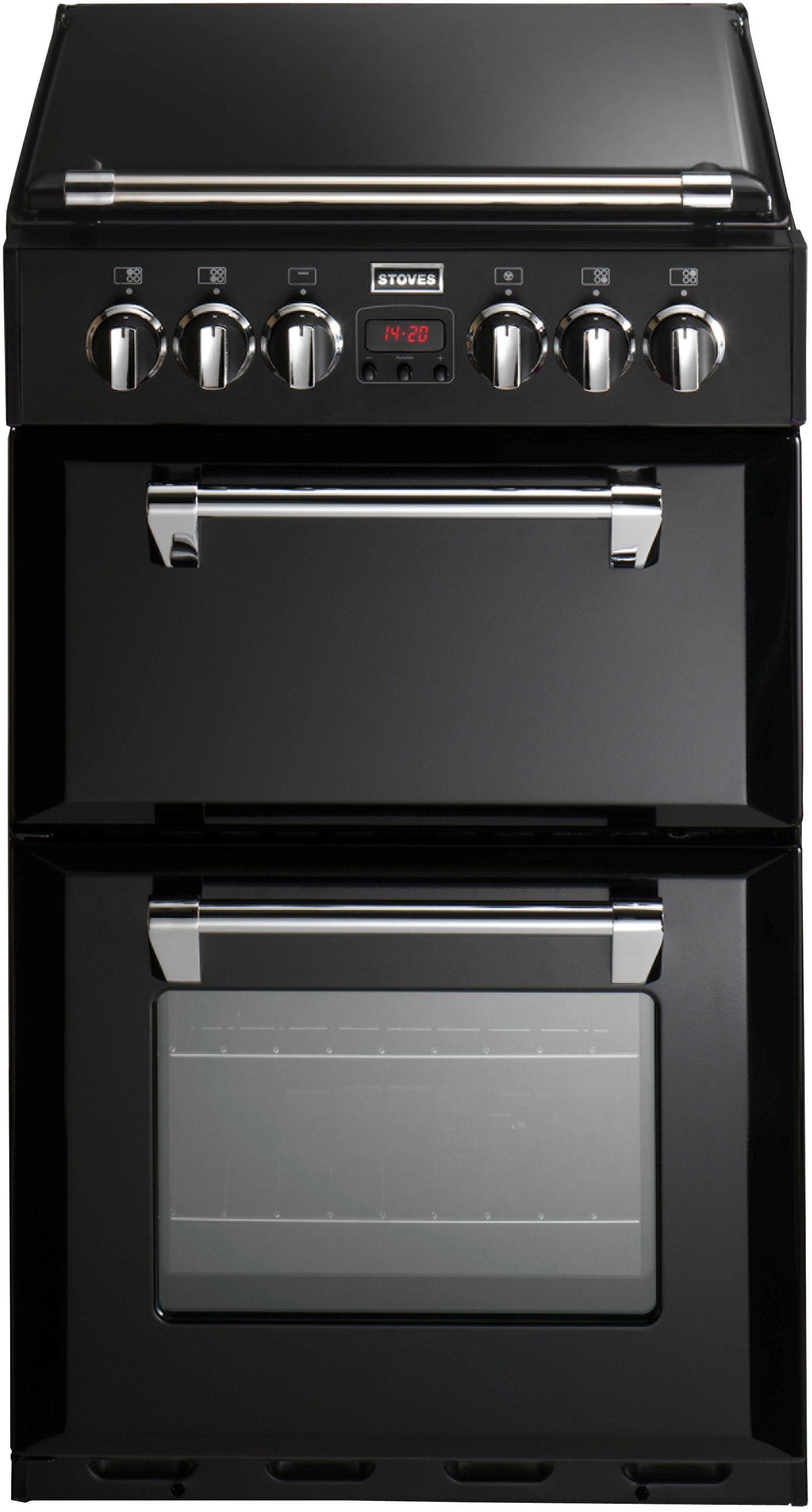 Stoves Richmond 550DFW 55cm Dual Fuel Cooker - Black