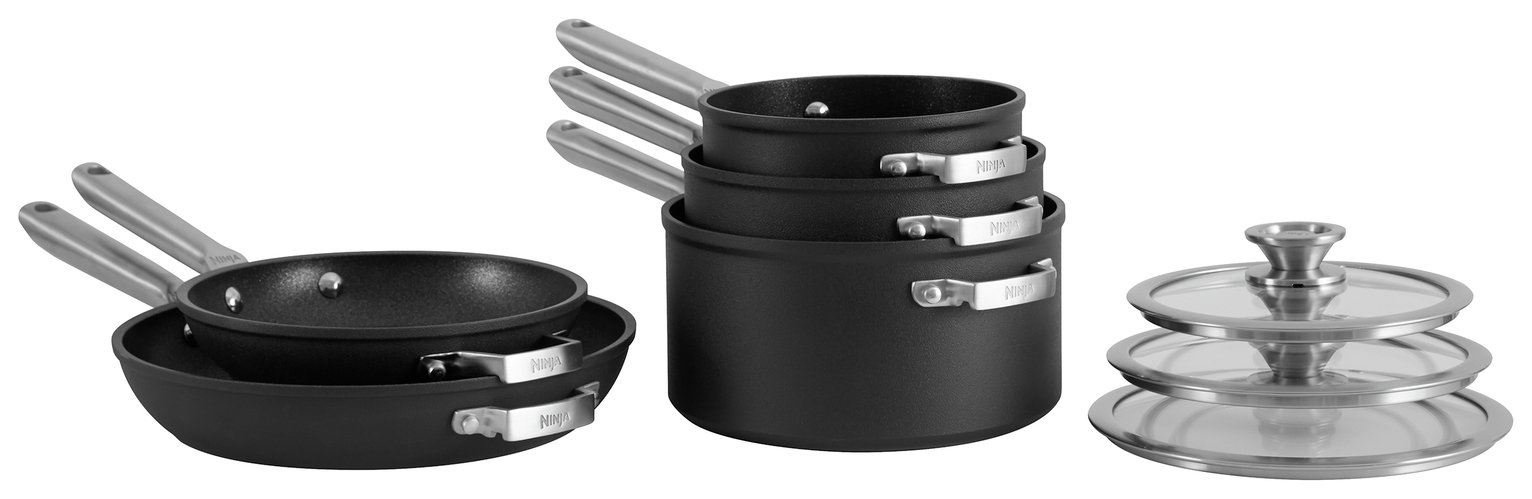 Ninja Zerostick Stackable 5 Piece Non Stick Pan Set