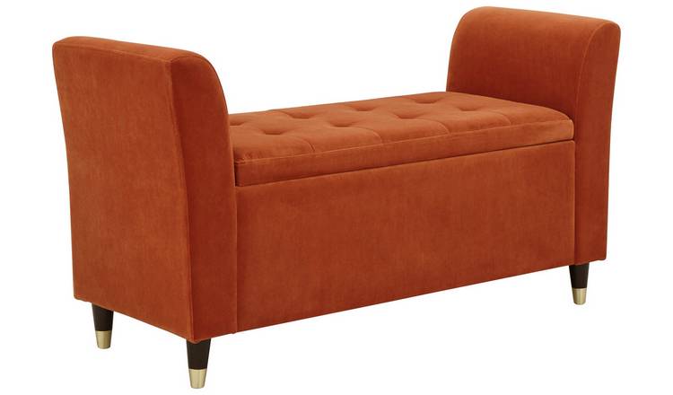 GFW Genoa Window Fabric Seat - Russet