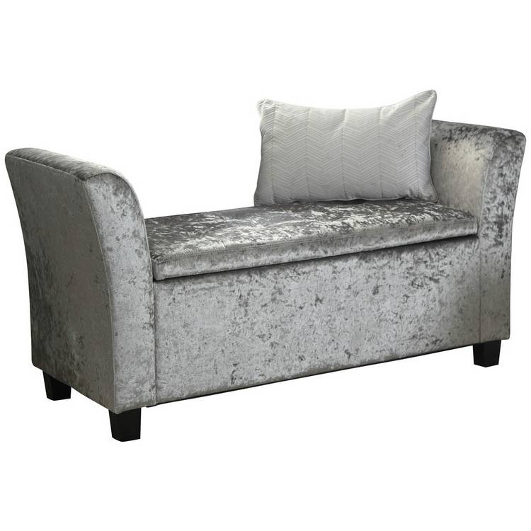 GFW Verona Window Velvet Seat - Grey 0