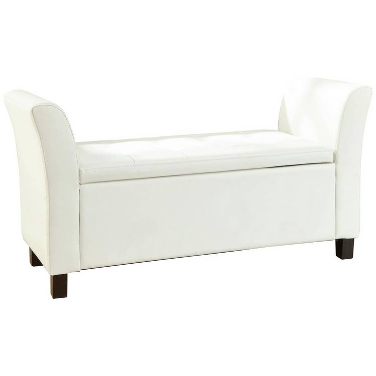 GFW Verona Window Faux Leather Seat - White 0