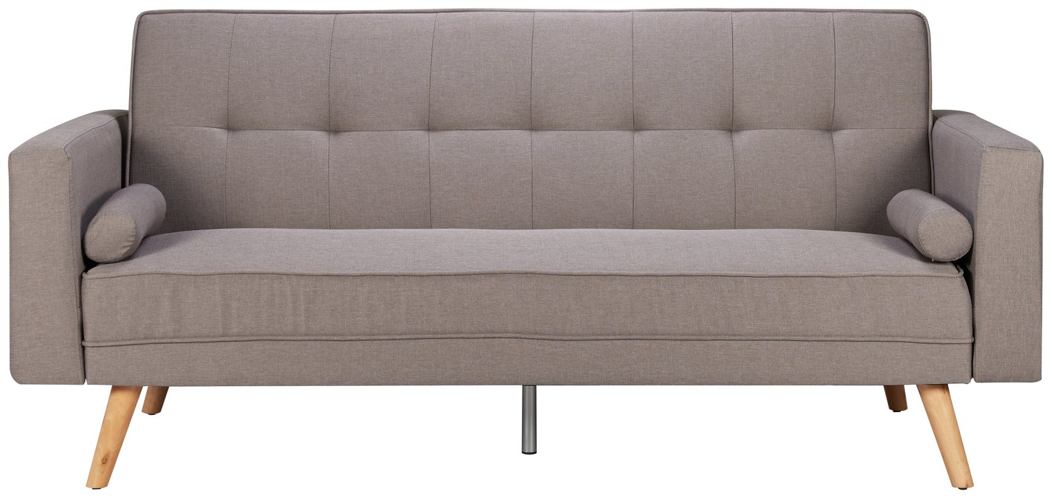 Birlea Ethan Fabric 2 Seater Sofa Bed - Grey