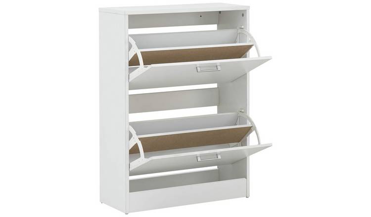 Argos white shoe online cupboard