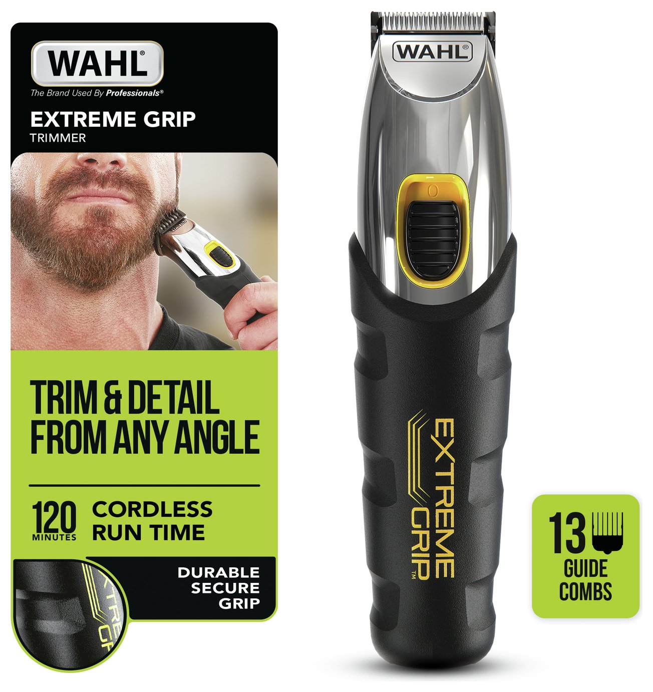 Wahl Extreme Grip Stubble and Beard Trimmer 9893-1917X