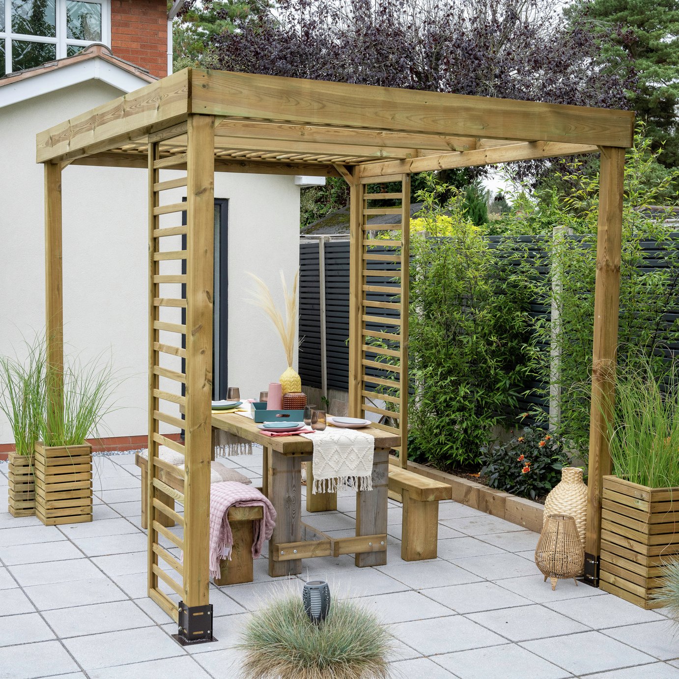 Forest Garden Dining Pergola