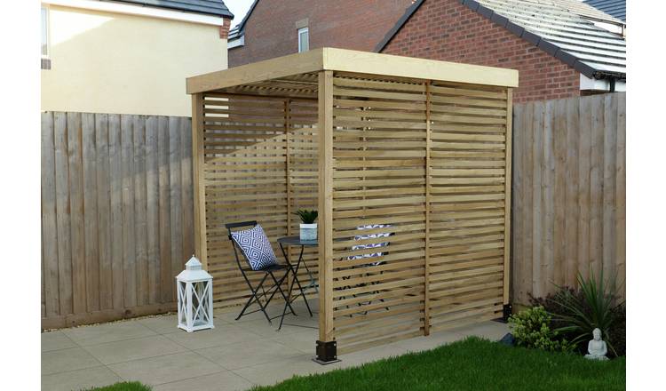 Forest Garden Modular Pergola with 3 Side Panels