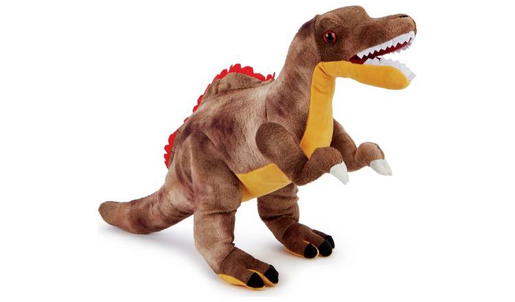 Buy Zappi Spinosaurus 53m Length Dinosaur Plush Toy | Teddy bears and soft  toys | Argos