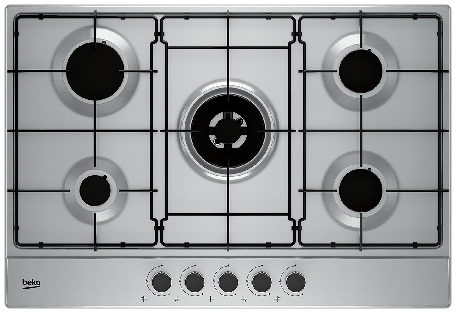 Beko HIAW75224SX 75cm Gas Hob - Stainless Steel