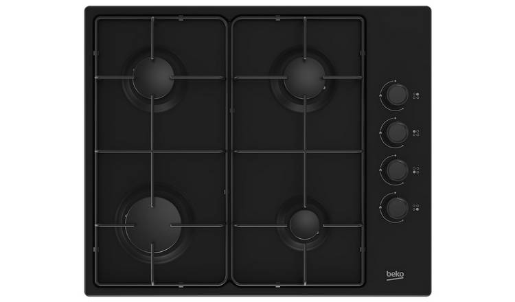 Beko HIBG64120SB 61cm Gas Hob - Black