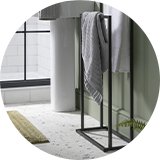 Bathroom accessories.