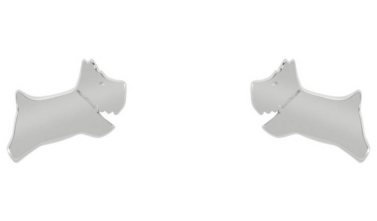 Radley Sterling Silver Jumping Dog Stud Earrings