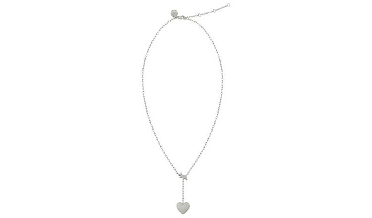 Buy Radley Silver Plated Bauble Heart Drop Necklace Womens necklaces Argos