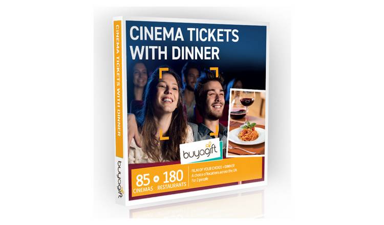 Buyagift Cinema Tickets With Dinner For 2 Gift Experience