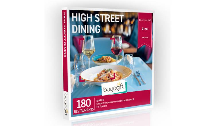 Buyagift High Street Dining For Two Gift Experience 