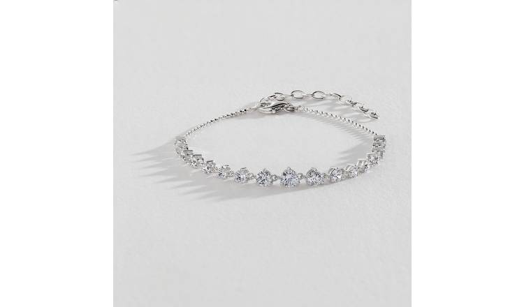 Mens silver bracelets on sale argos