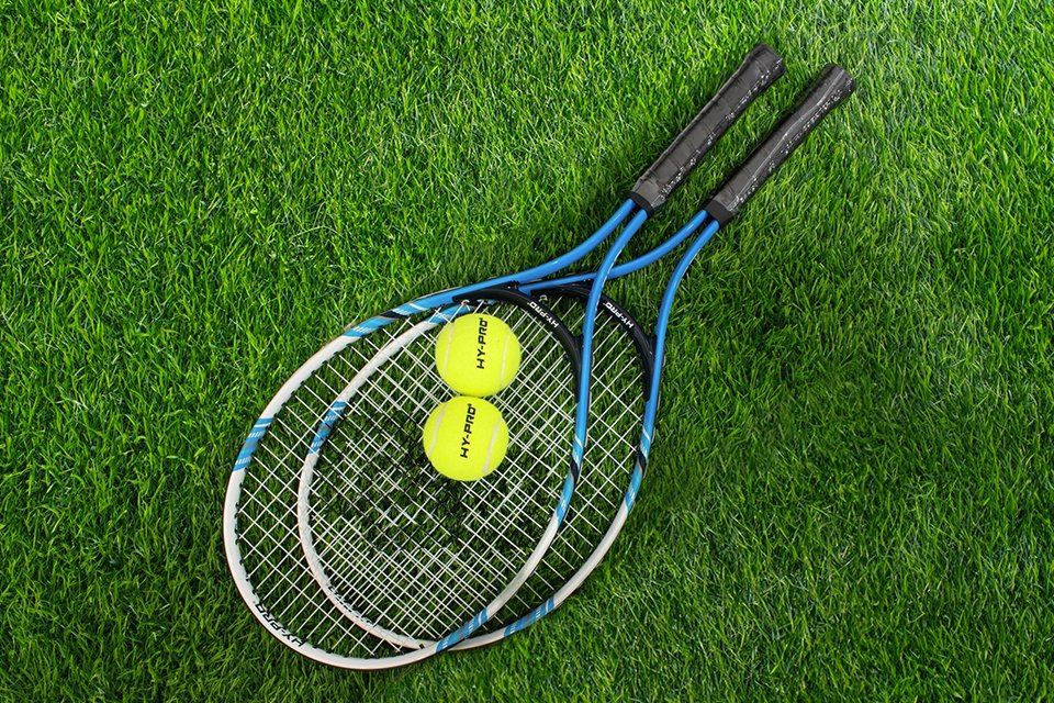 Hypro 25" 2 person aluminium tennis set.