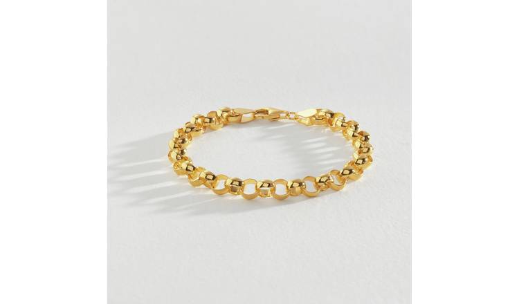 Revere Gold Plated Sterling Silver Belcher Bracelet